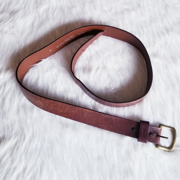 Carhartt Other - Carhartt Cowhide Brown leather belt